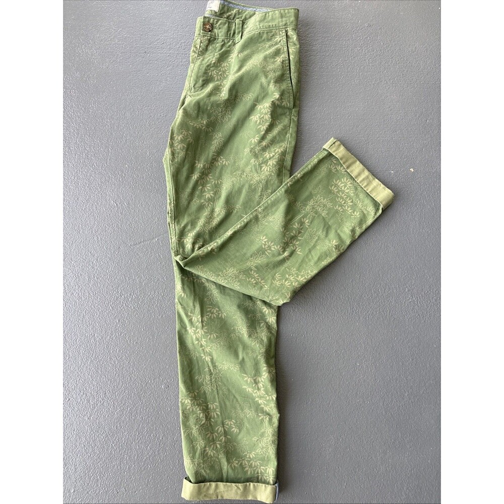 Penguin brand by munsing wear Women’s Pants Size M Green Bamboo Print